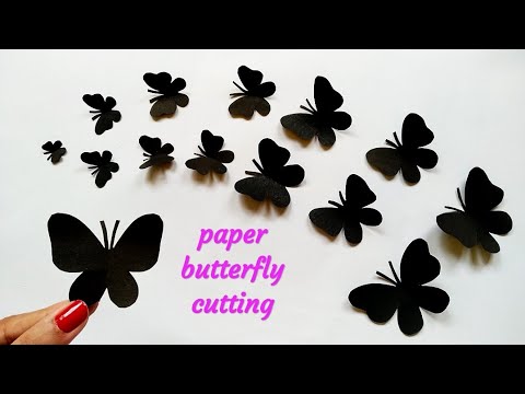 Paper butterfly cutting