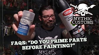 FAQs: "Do you prime parts before you paint, or do you just paint over factory parts?"