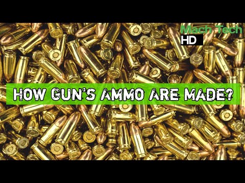 Amazing ammunition manufacturing process , bullet , weaponry military | how ammo is made?
