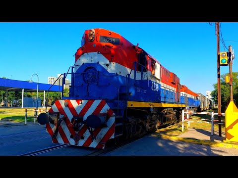 [4K] Tren de tolvas graneras de NCA con destino a General Deheza pasando por Marcos Juárez!!!!!!