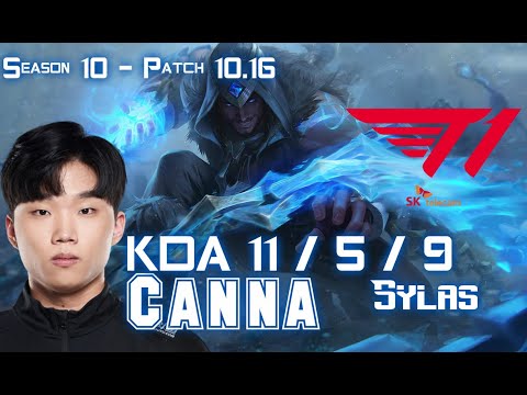 T1 Canna SYLAS vs SETT Top - Patch 10.16 KR Ranked