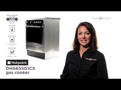 Hotpoint DHG65SG1CX Gas Cooker - Stainless Steel | Product Overview | Currys PC World