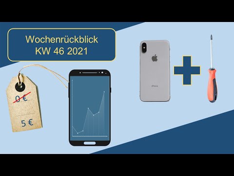 Reparaturservice von Apple und höhere Gebühren bei Neobrokern? | Rückblick KW 46 2021