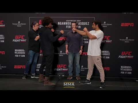 UFC Phoenix: Alex Caceres vs. Kron Gracie Media Day Staredown - MMA Fighting