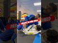 Passing the knee shield in half guard with a folding pass #guardpass #halfguard #bjj
