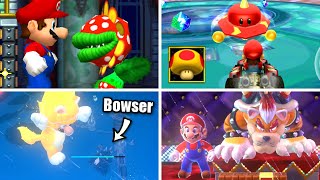 What Happens if You Use a Mega Mushroom in Boss Fights in Mario Games?