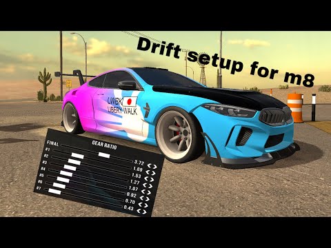 M8 drift setup in cpm!