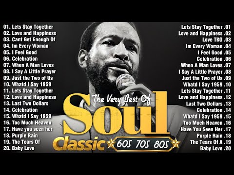 The Very Best Of Soul 70s, 80s, 90s 💕 Marvin Gaye, Barry White, Luther Vandross,James Brown