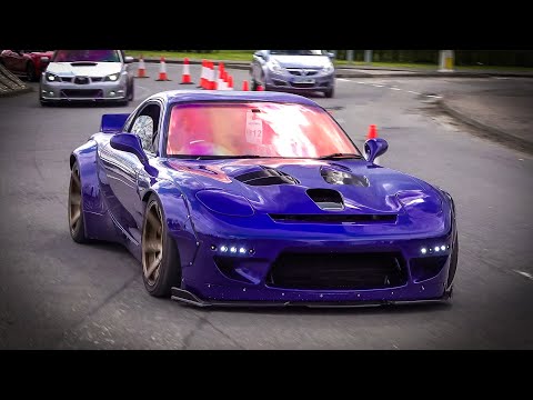 JDM Cars Accelerating - Leaving JapFest Silverstone 2023