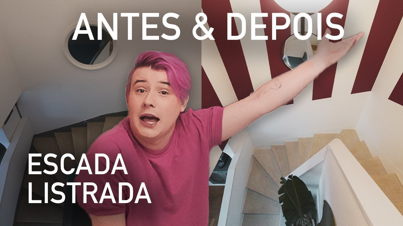 Sit down, because here comes the renovation | Striped staircase