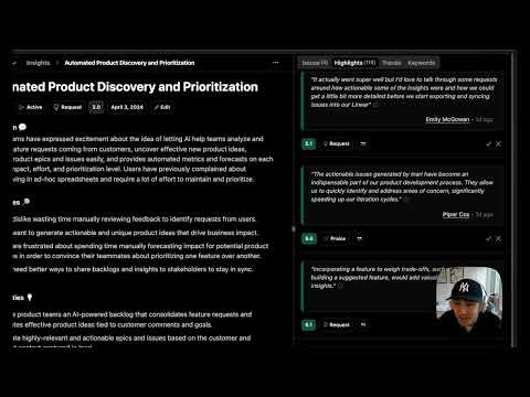 Product Demo: Inari (YC S23) - AI-Powered Product Discovery and Feedback Analysis