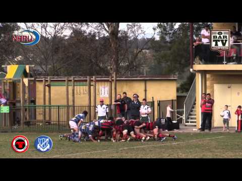 2015 NHRU Round 17 Premier 1 Highlights - Singleton v Wanderers
