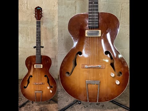 Kay Dynamic 1950s Spruce Archtop Professional Rebuild Handwound Silverfoil Beautiful And Easy Player image 21