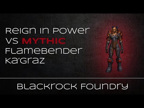 Reign in Power vs Mythic Flamebender Ka'graz | Disc Priest PoV