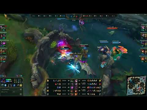 Veigar vs Velkoz mid (utility edition) with Miss Fortune popping off bot.