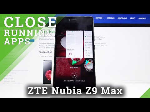 How to Turn Off Running Apps in ZTE NUBIA Z9 Max – Disable Background Apps