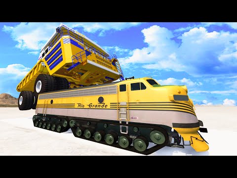 Crushing Crunchy & Every Things by Car! EXPERIMENT BIG Wheels vs every MOD - BeamNG DRIVE