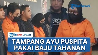 Tampang Ayu Puspita dan Dimas Penipu WO saat Pakai Baju Tahanan, Menunduk saat Digiring