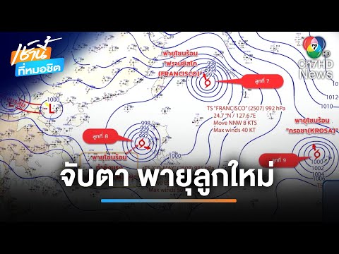กรมอุตุนิยมวิทยา เผยพบพายุลูกใหม่ ก่อตัวในมหาสมุทรแปซิฟิก | เช้านี้ที่หมอชิต
