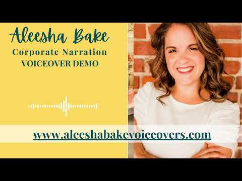 Aleesha Bake Corporate Narration Demo