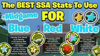 How To Get The BEST SSA Stats For EVERY COLOR & MIDGAME! (Bee Swarm Simulator)