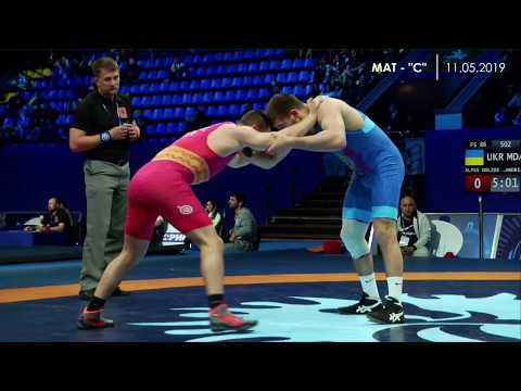 Final 3-5 FS 86 kg ALFES DOLIDZE (UKR) - ANDRIAN GROSUL (MDA)
