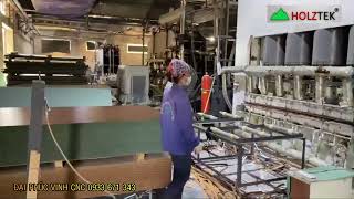 Chuyền máy ép ván Melamin lực ép 1800 tấn