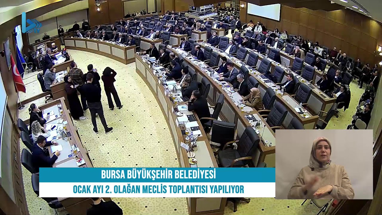 🎥 CANLI | Bursa Büyükşehir Belediyesi Ocak Ayı 2. Olağan Meclis Toplantısı