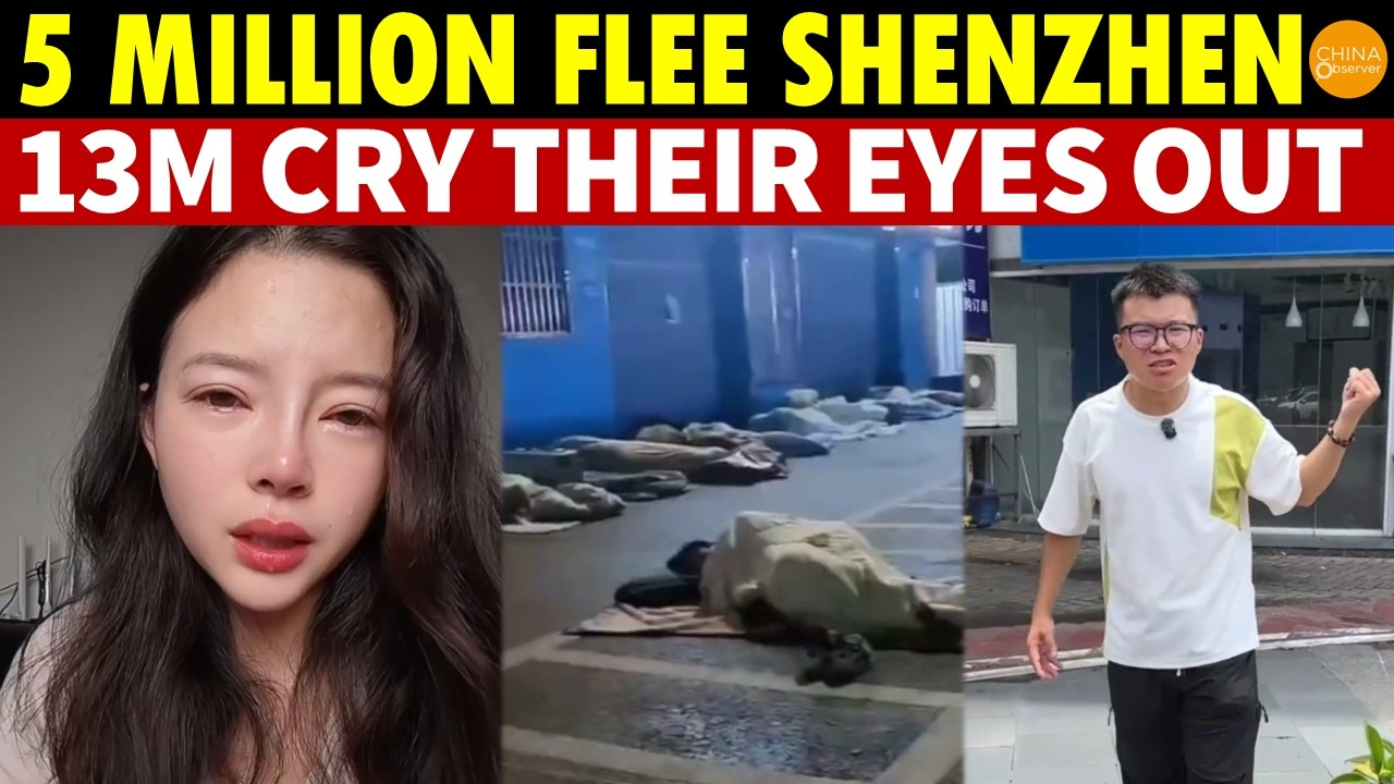 5M Flee Shenzhen, 13M Cry Their Eyes Out: Foreign Firms Pushed Out, 600K Export Firms Collapse