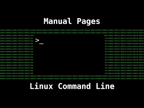Linux Command Line - Working with Man Pages