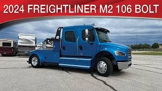 A preview image of the linked video showcasing 2024 Freightliner M2 106 Bolt