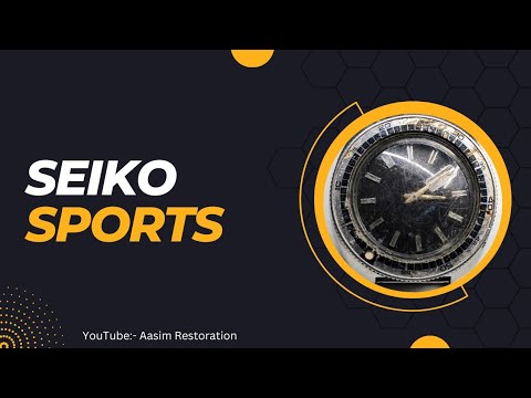 SEIKO Sports watch || Cave Divers Seiko Watch || Restoration of a Seiko Watch #restoration #watch