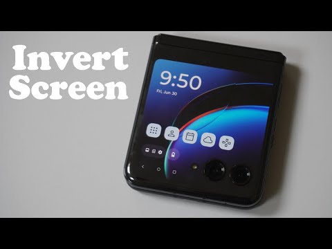 How To Invert Screen On Motorola Razr Plus / 40 Ultra