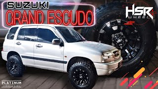 SUZUKI GRAND ESCUDO USE VELG HSR WHEEL TYPE DESTROYER SMB RING 15 + BAN MT-01 30 9,5 || Superr GaGah