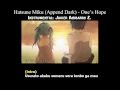 Hatsune Miku - One's Hope (Karaoke ...