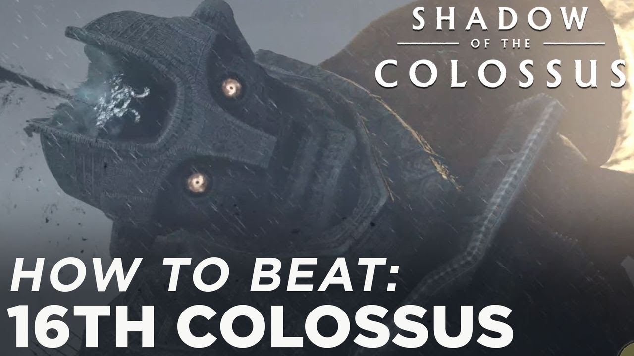 Shadow of the Colossus PS4 - 16th Colossus Boss Fight Guide