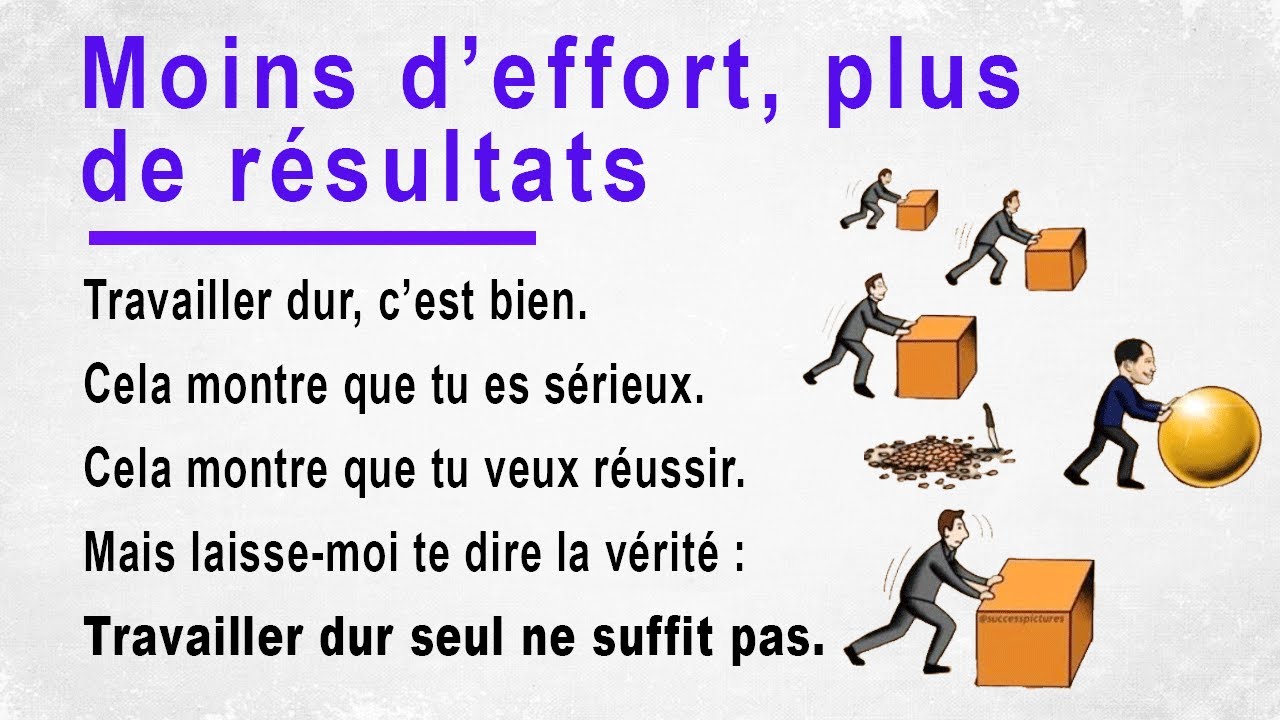 Don't Work Hard, Work Smart | Learn French with Simple Story for Beginners (A1-A2)