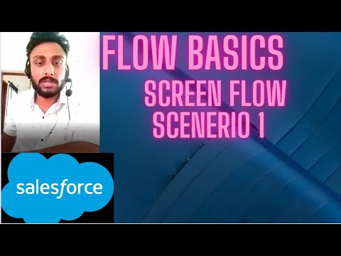 01 Screen Flow Scenario    Create a Contact Record related to Account using Screen Flow