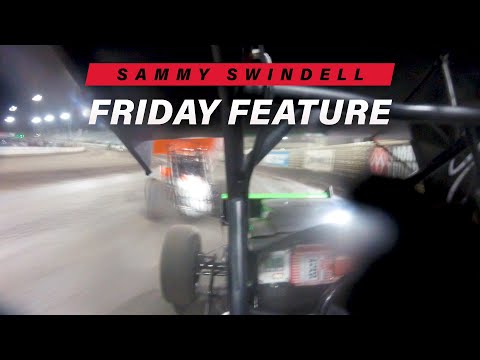 ONBOARD | Sammy Swindell Friday Feature with the World of Outlaws at Knoxville Raceway