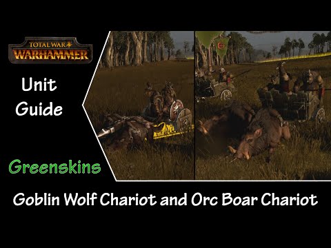 Total War: Warhammer Unit Guide - Greenskins Goblin Wolf Chariot and Orc Boar Chariot