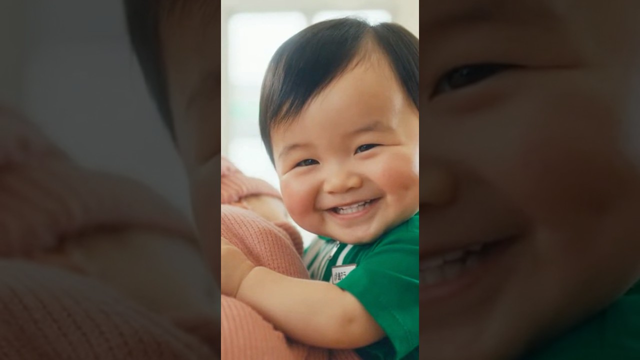 『ちゃんと預けても大丈夫だよね😂』#赤ちゃん #あかちゃん #赤ちゃんのいる生活 #あかちゃんのいる生活 #コンビニ #aibaby