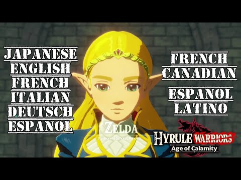 [As Requested] Princess Zelda All 8 Voices Comparison - Hyrule Warriors: Age of Calamity