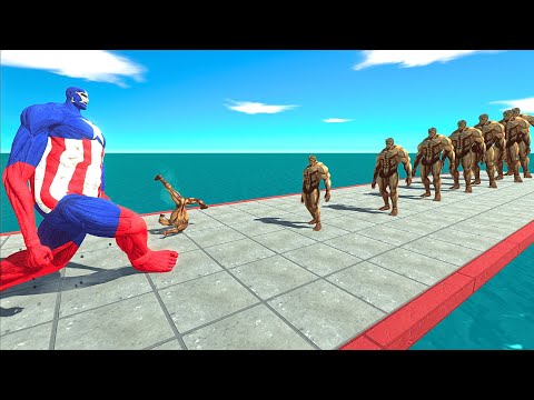 Avengers Team Evolution vs 10 Levels of Armored Titan – ARBS Size Comparison