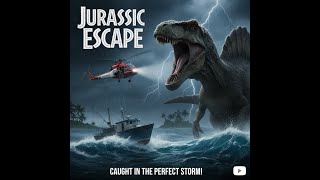 🚁 Jurassic Park Escape Gone Wrong! Scientists Caught in Storm – Epic Helicopter Rescue 🌊🦖