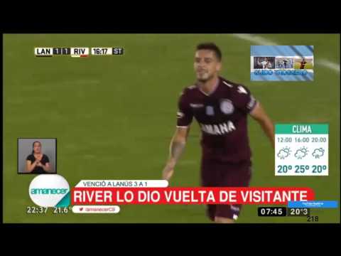 Lanus vs River Plate (1-3) Torneo Argentino 2016/17 - Resumen