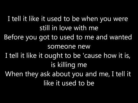 I Tell It Like It Used To Be