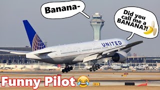 Pilot: &quot;Did you call me a banana?!&quot; 🍌😂 | Funny ATC