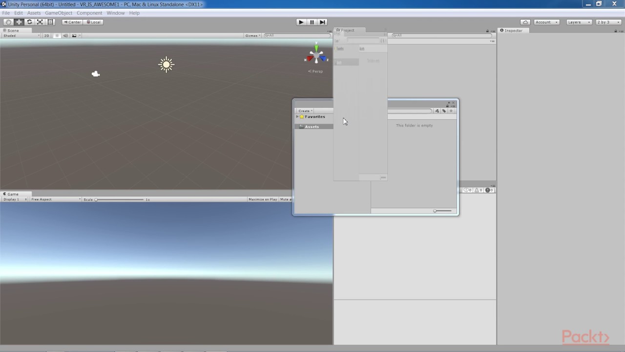 Unity Virtual Reality - Volume 1 : Getting Started with Unity | packtpub.com