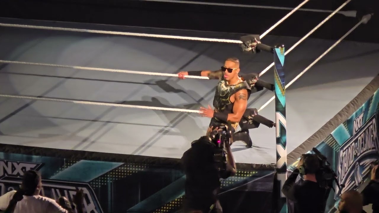 NXT Stand and Deliver 2024- Carmelo Hayes Entrance #WWE #WWENXT #StandAndDeliver