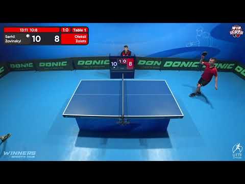 13:30 Serhii Zavinskyi 3 - 0 Oleksii Zaiets  West 1 WIN CUP 16.10.2022 | TABLE TENNIS WINCUP